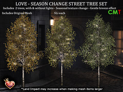 LOVE SEASONAL STREET TREES