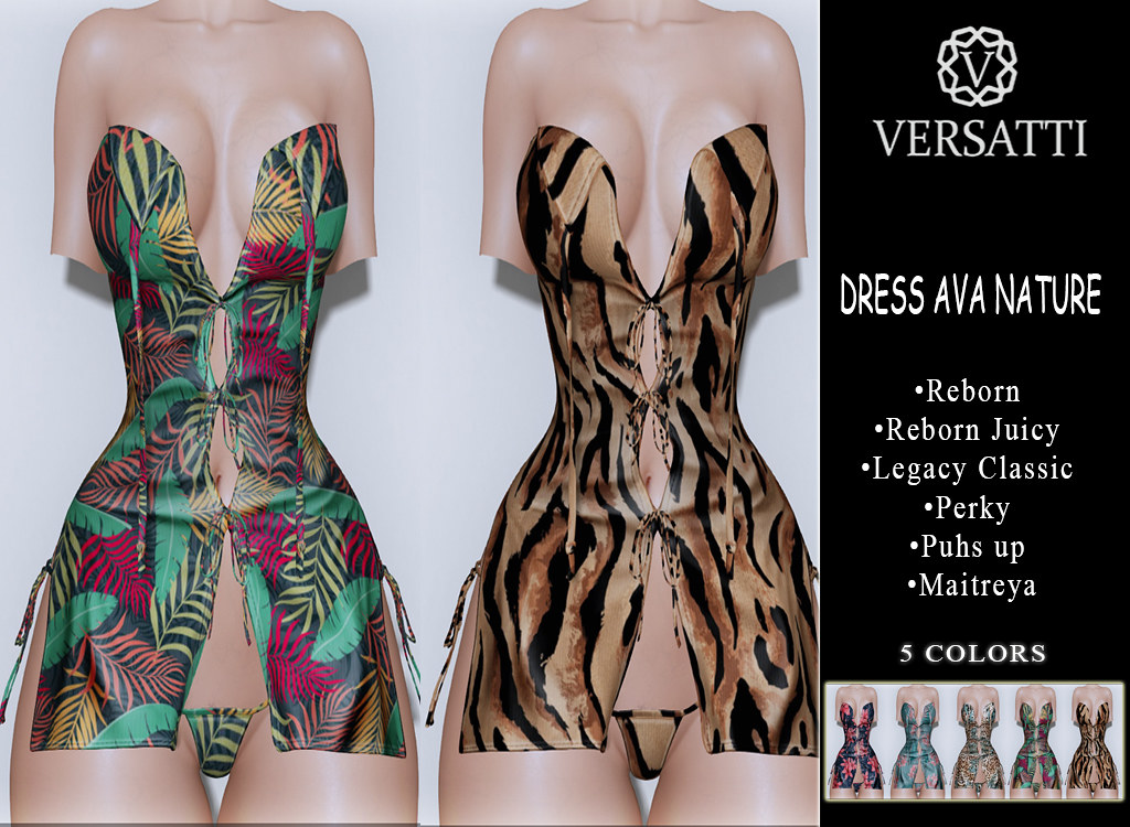 Versatti – Dress Ava – Nature Pack