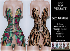 Versatti - Dress Ava - Nature Pack