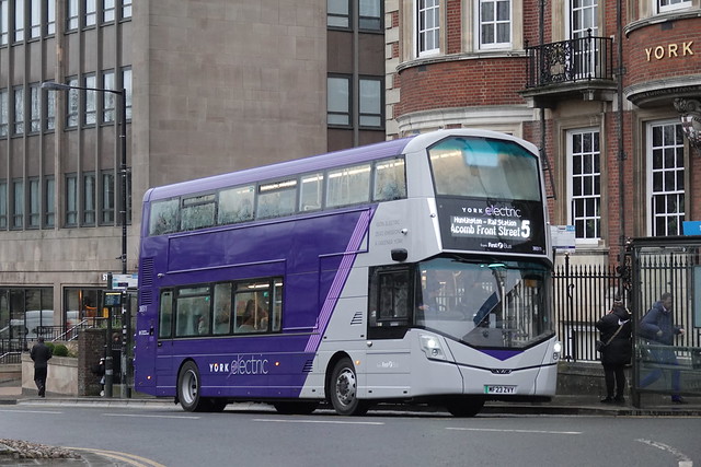 First York 36511 MF23ZVY is seen in York on 8 February 2024.