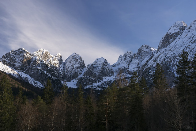 Late afternoon lights in Val Saisera