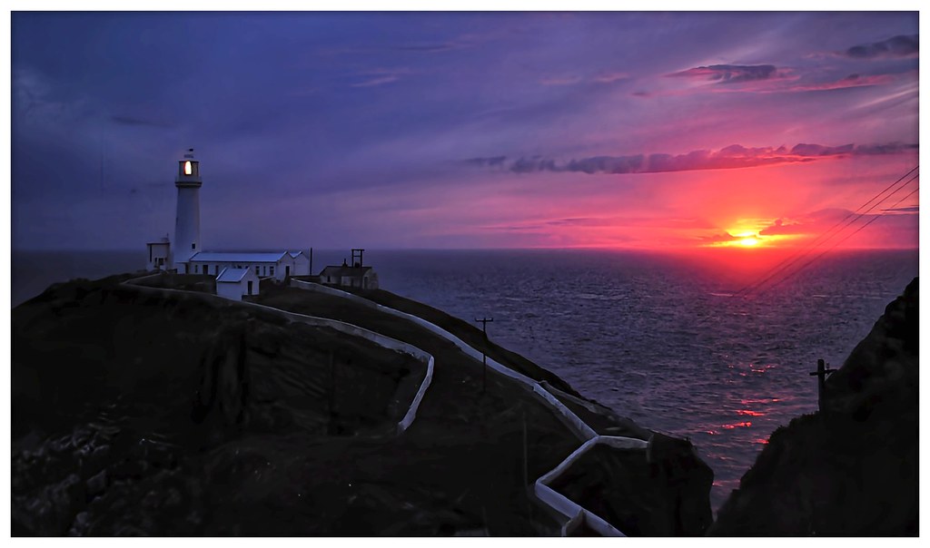 South Stack Lighthouse Model Kit South stack lighthouse | A beautiful sunset and South Stack … | Flickr