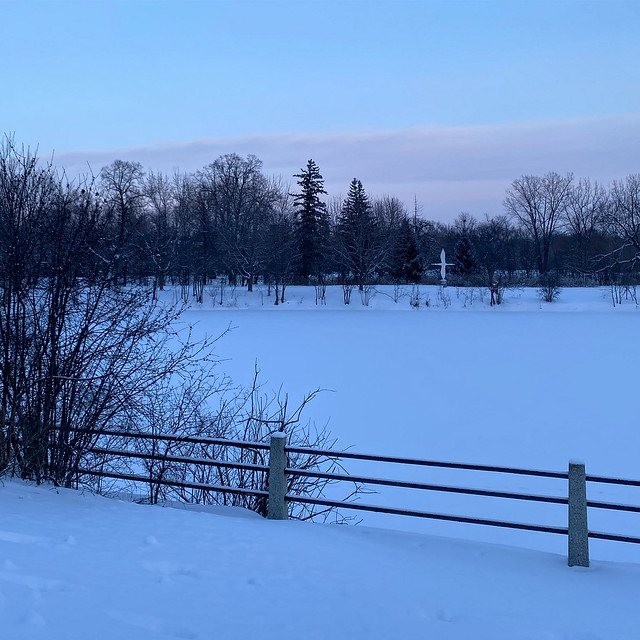 Winter on Maple Island, Ottawa, Ontario, Canada