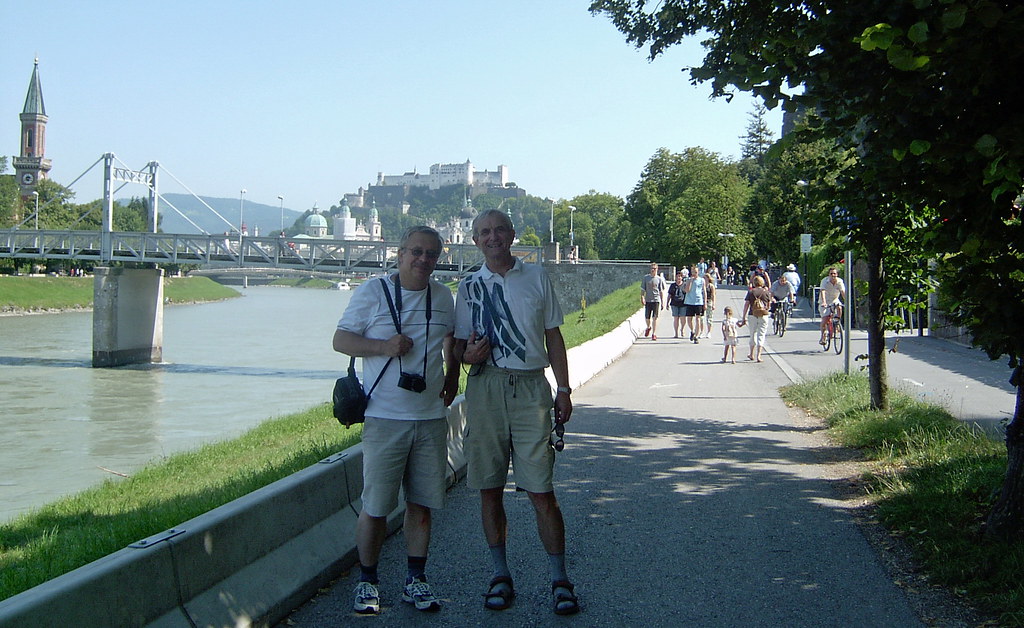 2007-07-17 Me with my Friend in Salzburg