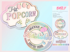 Emily - Popcorn & Milkshakes Logo - Fatpack