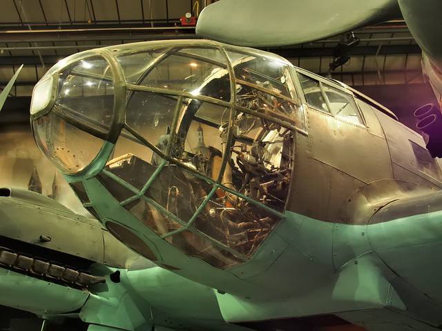 Luftwaffe Heinkel He 111H-20/R1, 1944, RAF Museum, Hendon Aerodrome, London NW9..
