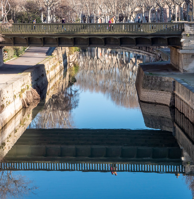 Pont sur le canal de la Robine, Narbonne.