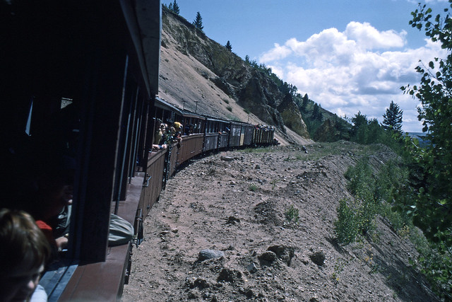 US NM Chama Cumbres and Toltec Scenic Railroad (9-1975 17b) - Found Photo