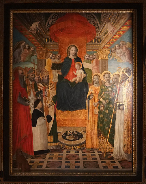 Madonna and Child with a Lamb by Bernardino Luini, Pinacoteca Ambrosiana (Milan)