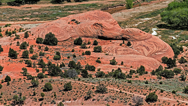 Red patterns. Canyon de Chelly National Monument, Arizona, USA