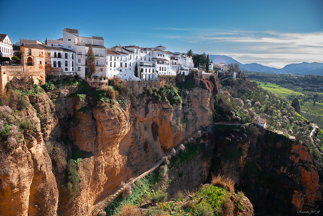 Houses on the cliff