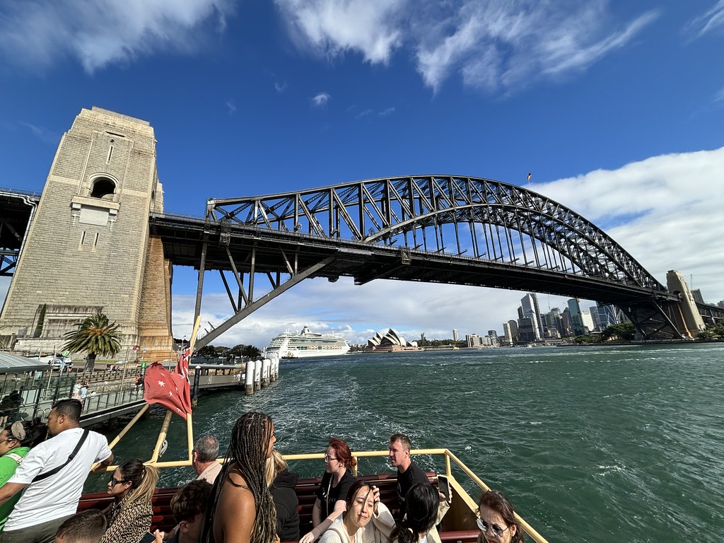 Sydney Harbour Bridge from Milsons Point Wharf 17 Nov 2023
