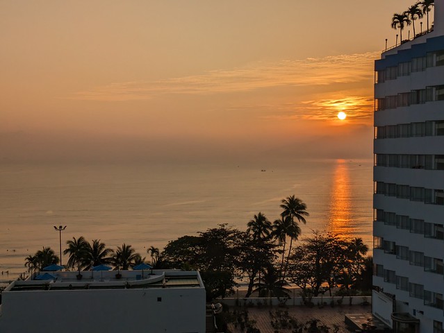 Sunrise View from our Hotel - Nha Trang, Vietnam