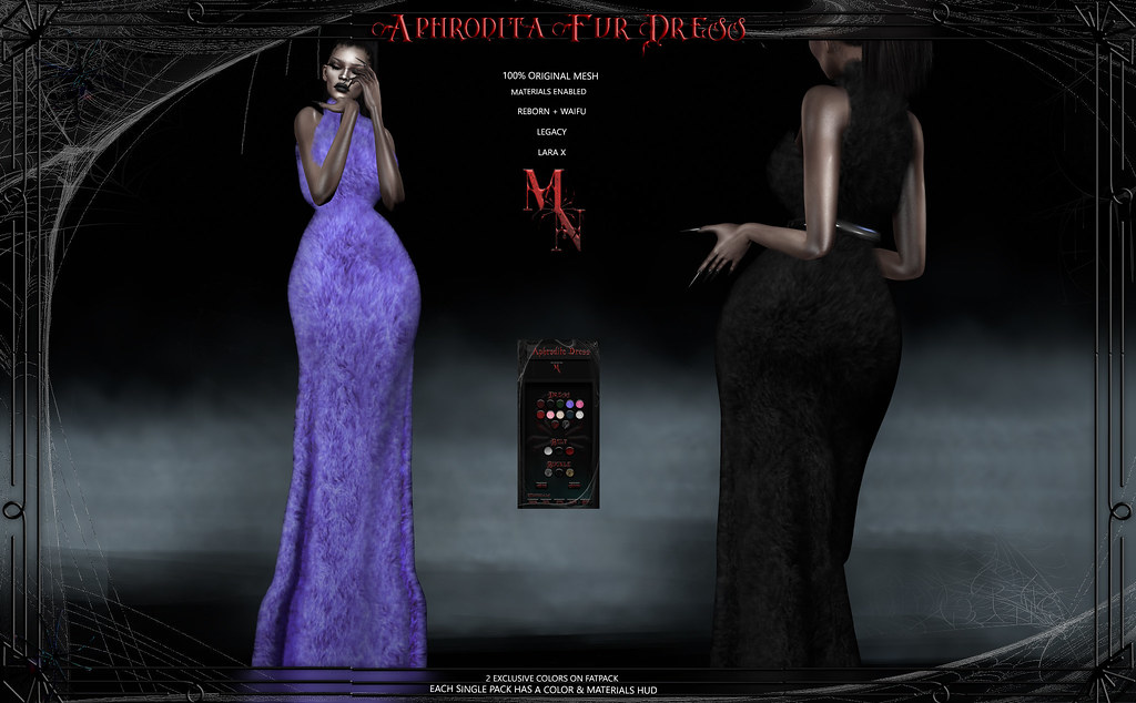 Aphrodita Dress by Madame Noir @Dollholic
