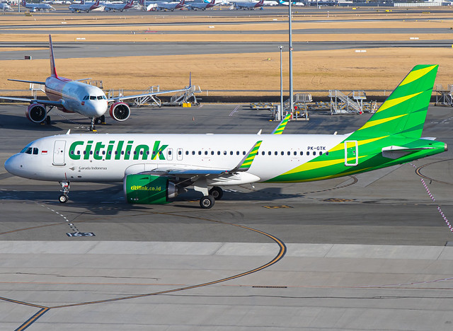 Citilink - PK-GTK - Airbus A320-251N