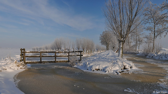 Dutch winter scene,.......