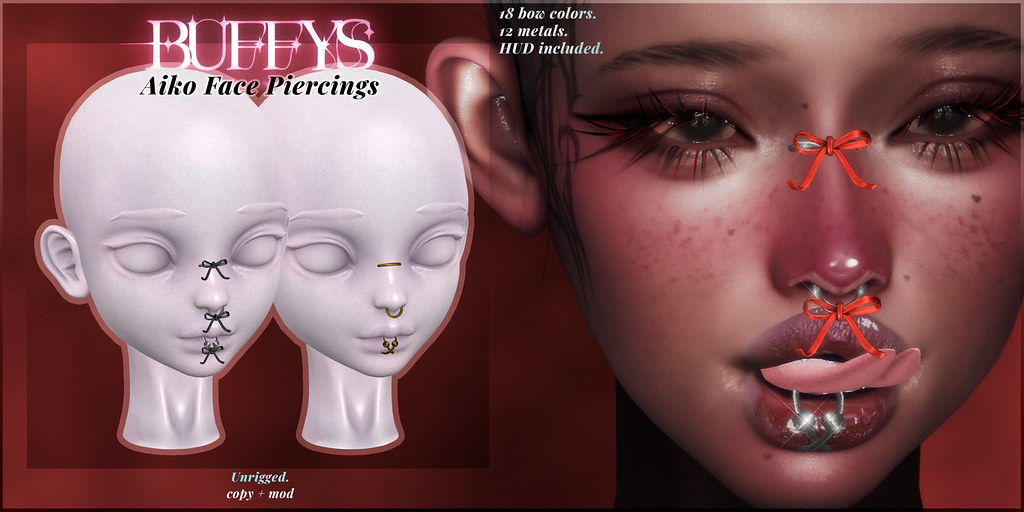 ! BUFFY'S ! – Aiko Face Piercings GIFT