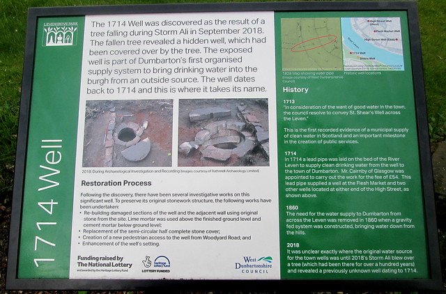 Information Board, 1714 Well, Levengrove Park, Dumbarton