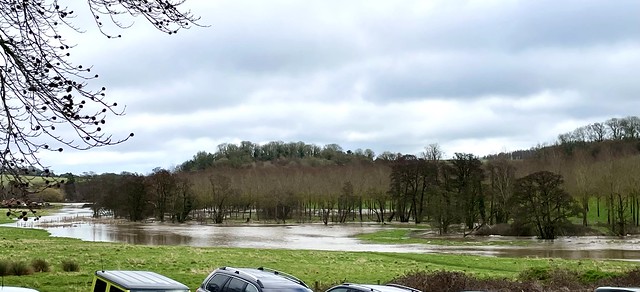 Unprecedented flooding of the river Nadder at Tisbury