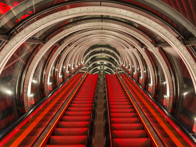 Escalator to hell or the hell of an escalator?