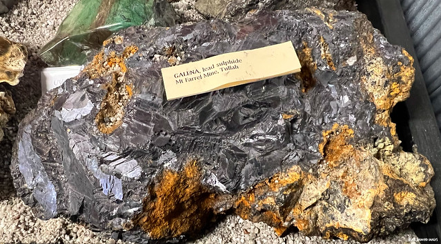 Galena, Lead Sulphide - Mt Farrel Mine, Tullah, Mining Museum, Zeehan, West Coast, Tasmania