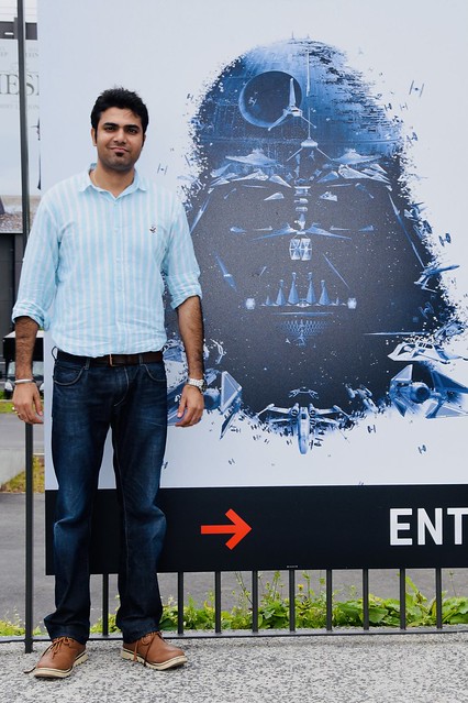 July 2014: Mohit Marwah @ L'exposition Star Wars Identities     [Paris🇫🇷]