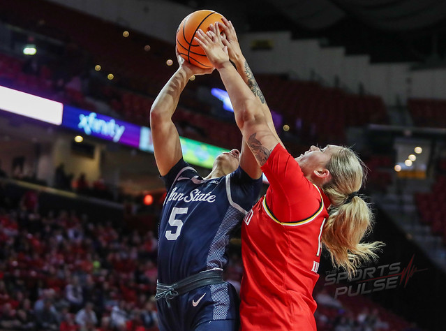MD: Big Ten Women's Basketball: Penn St. vs Maryland