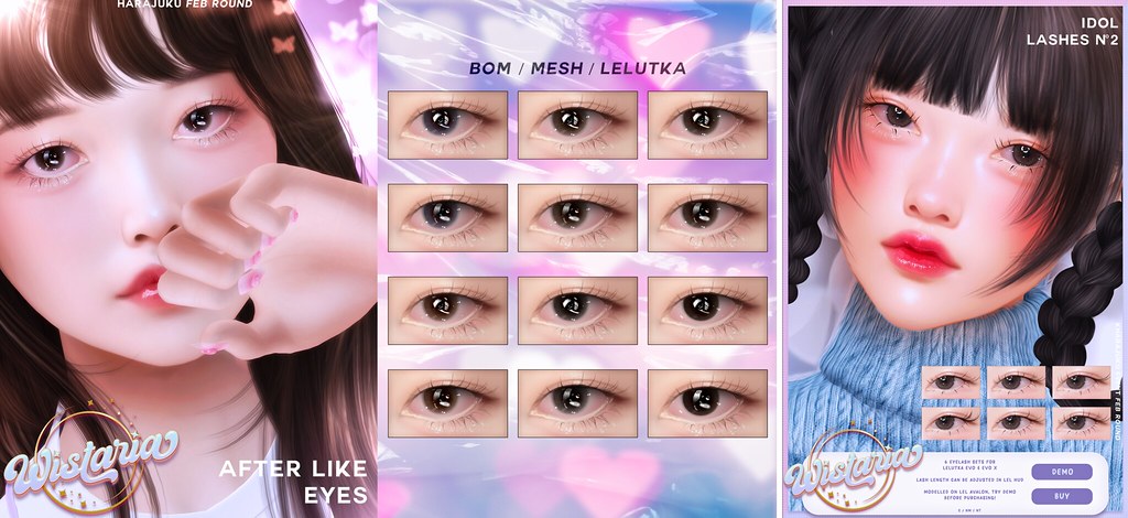 Wistaria. After Like Eyes // Idol Lashes #2