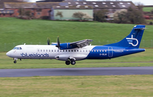 G-ISLM | ATR72-500 (212A) | Blue Islands | Exeter Airport | Devon