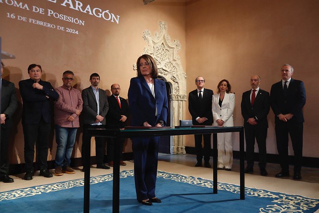 Toma de posesión de la nueva Justicia de Aragón, Concepción Gimeno Gracia