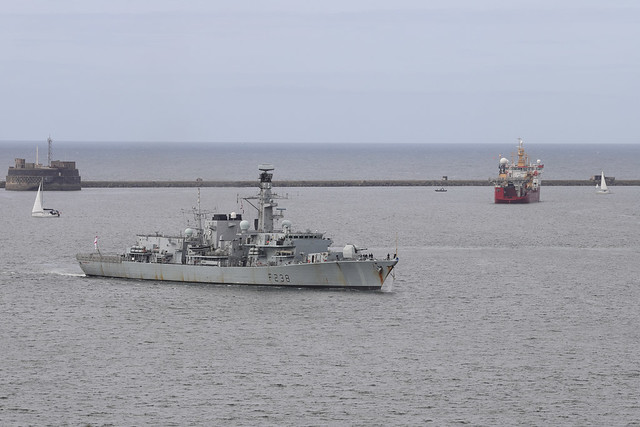 HMS Northumberland 13th Aug 2023 vid