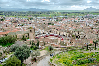Aussicht von der Burg in Trujillo