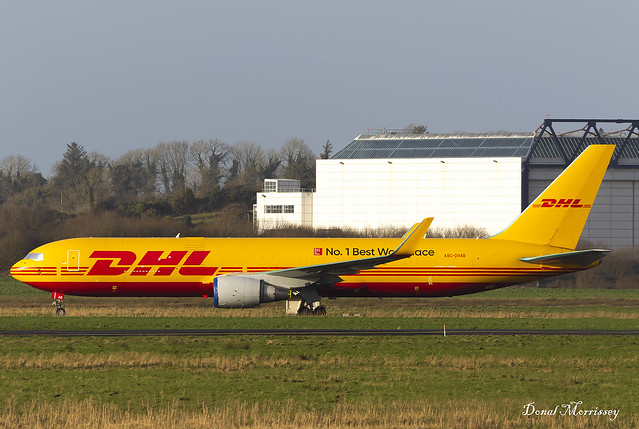 DHL (No. 1 Best Workplace Stickers) 767-300(ER)(F) A9C-DHAB