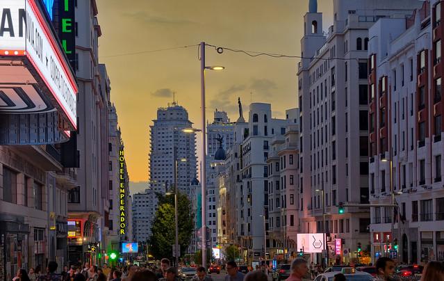 Madrid Street Scene