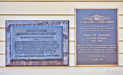 Lookout Mountain Incline Railway plaques - Saint Elmo Station - Chattanooga, Tennessee