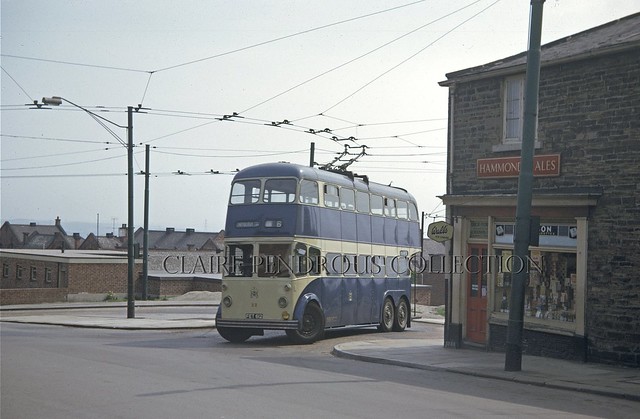 Rotherham Trolleybus 32, Kimberworth, 1964