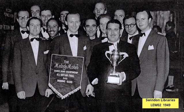 1949: Johnnie Stiles and his Band - winning the Melody Maker Dance Band Championship