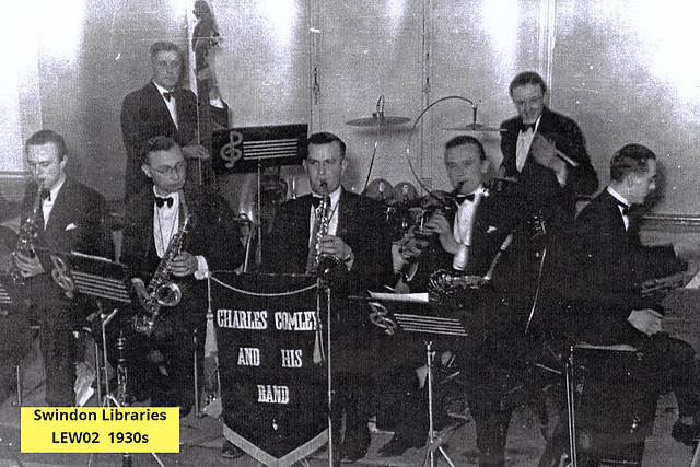 c. 1939: Charles Comley and his band at the Playhouse, Swindon