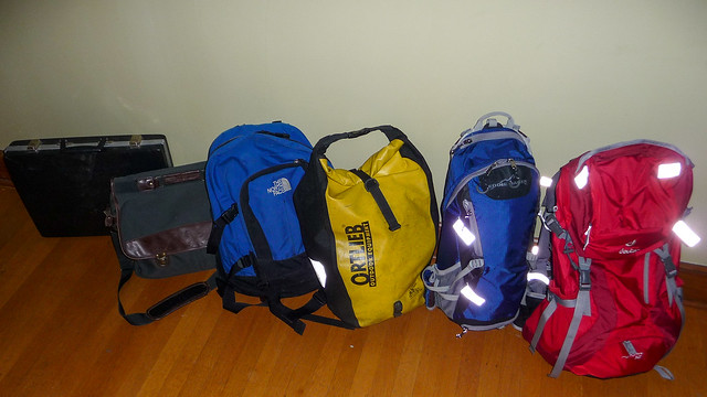 Evolution of my work commute bags