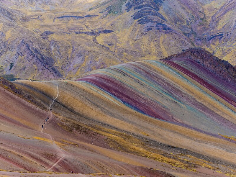 Rainbow mountains - Palcoyo Rainbow Mountain