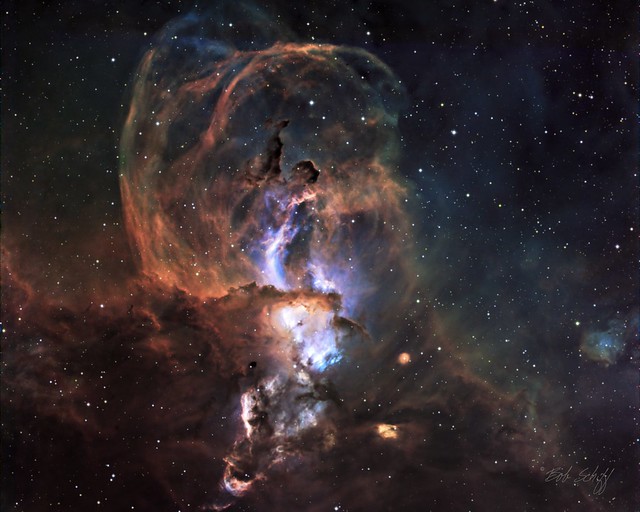 NGC 3576 (Statue of Liberty)