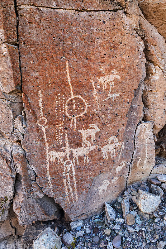 Left Side Petroglyphs