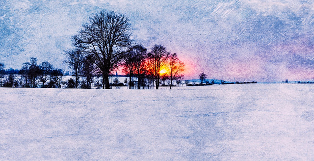 Bavarian Winter Sunset