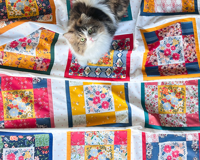 Quilt Top with Cleo