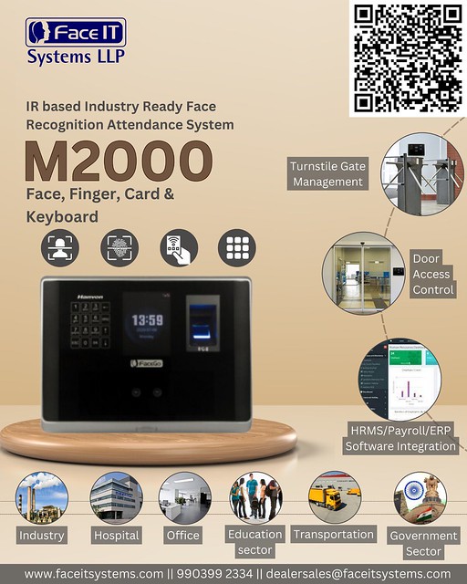 M2000 IR based Facial Recognition Attendance System