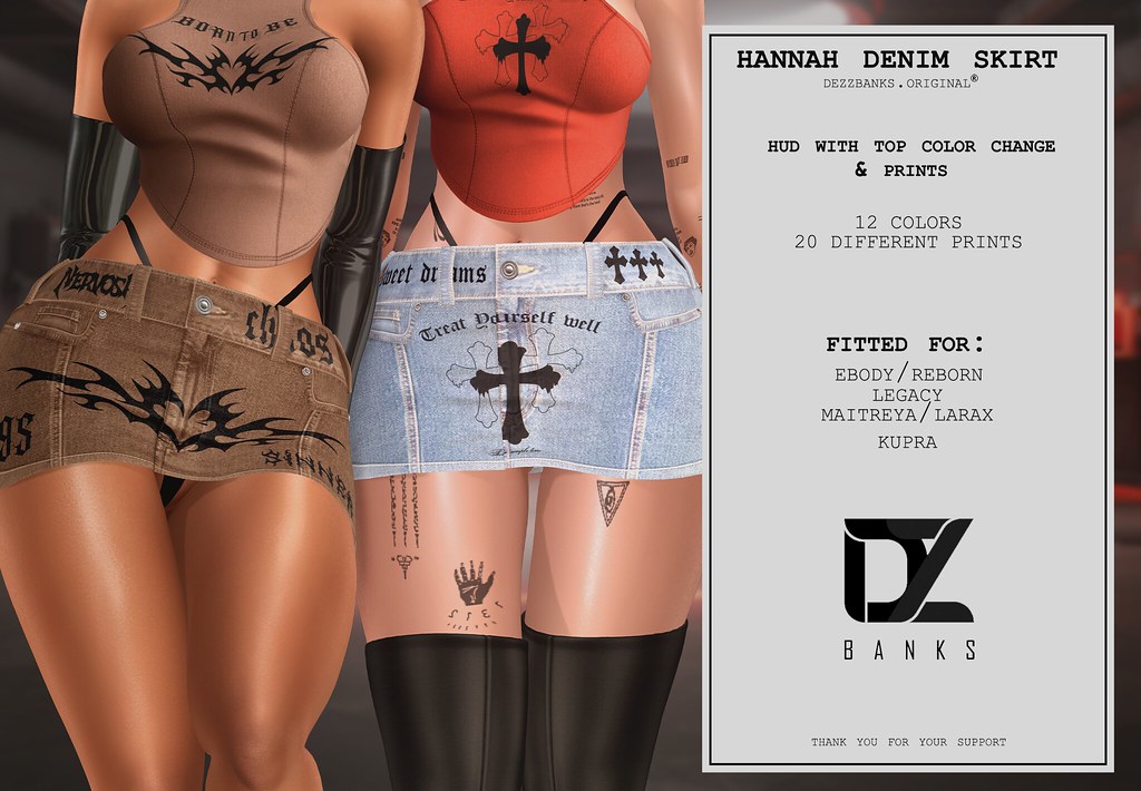 [DZ] Hannah Denim Skirt!
