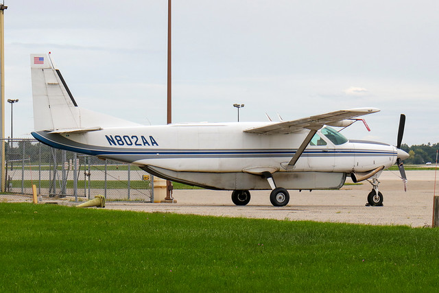 N802AA - Cessna 208B Grand Caravan, Martinaire - KLAN > Lansing Capital 9th September 2018.