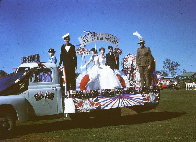 Queenland Day parade in Sarina, Qld - 1959