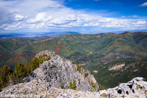 Views north from Kessler Peak, Big Cottonwood Canyon, Uinta-Wasatch-Cache National Forest, Utah