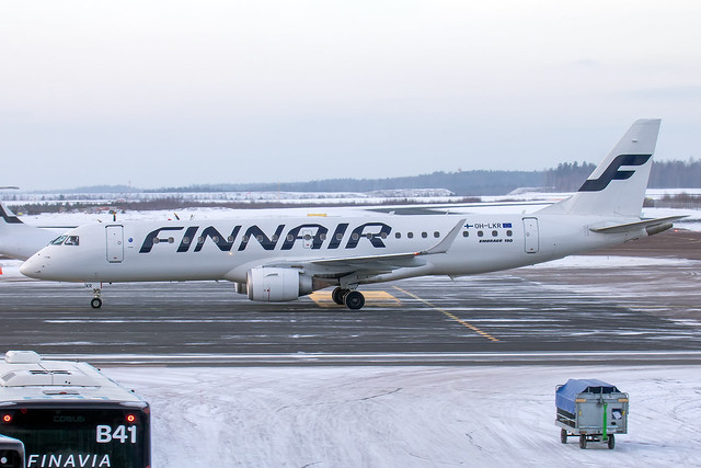 Finnair - Embraer E190LR OH-LKR @ Helsinki Vantaa